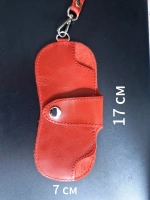 Футляр для очков из натуральной кожи коасный