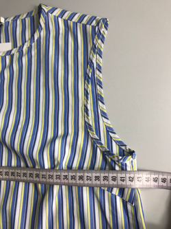 Топ в яркую полоску, маркировка XXS, визуально на 42 размер