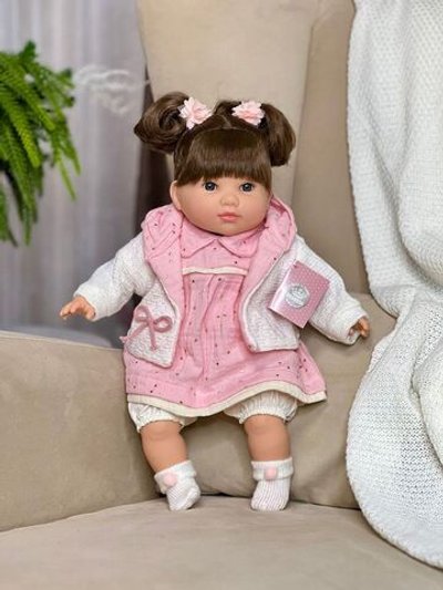 Кукла Berbesa мягконабивная 42см SANDRA в пакете (4423K)