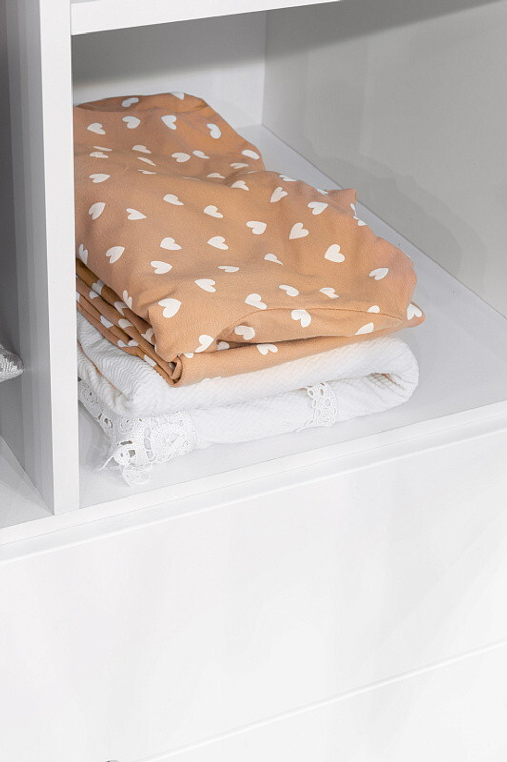 Шкаф Antemi Fiora белый/белый