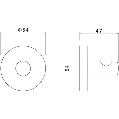 Крючок Aquatek Оберон AQ4201CR Хром
