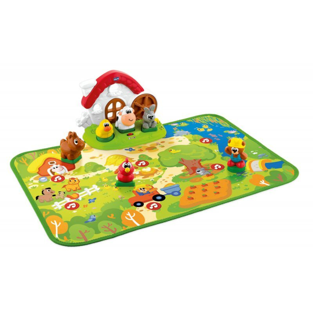 Chicco - Двуязычный интерактивный коврик ABC Farma 10769X