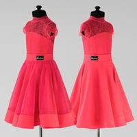 Silvia 2-01-01-C | Платье c двусторонней юбкой для спортивных бальных танцев | Vasileva Dance