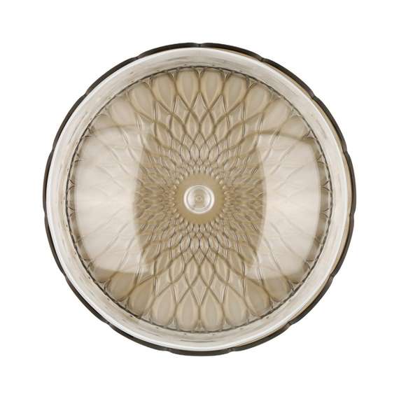 Блюдо сервировочное с крышкой vanity, D30 см, коричневое