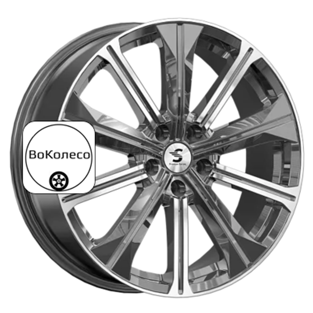7x19/5x114,3 ET40 D66,6 КР013 (Haval Dargo) Diamond Gloss Graphite Premium Series