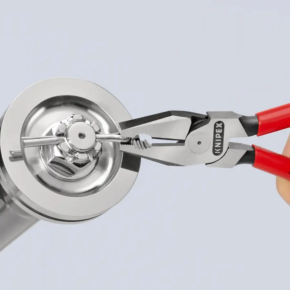 Плоскогубцы комбинированные особой мощности черненые 200 мм Knipex 02 01 200