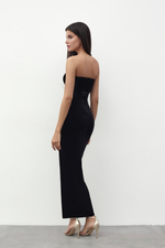 Платье длинное с разрезом