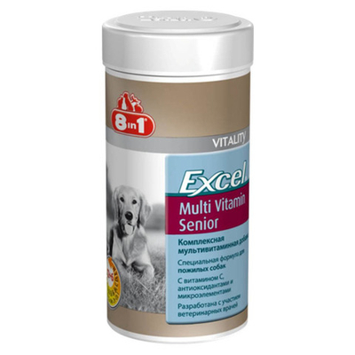 Витамины комплекс для пожилых собак 70 таб (8in1 Excel Multi Vitamin Senior)