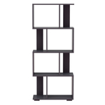 Стеллаж напольный Дален 4 полки 60х30х142 см, серый