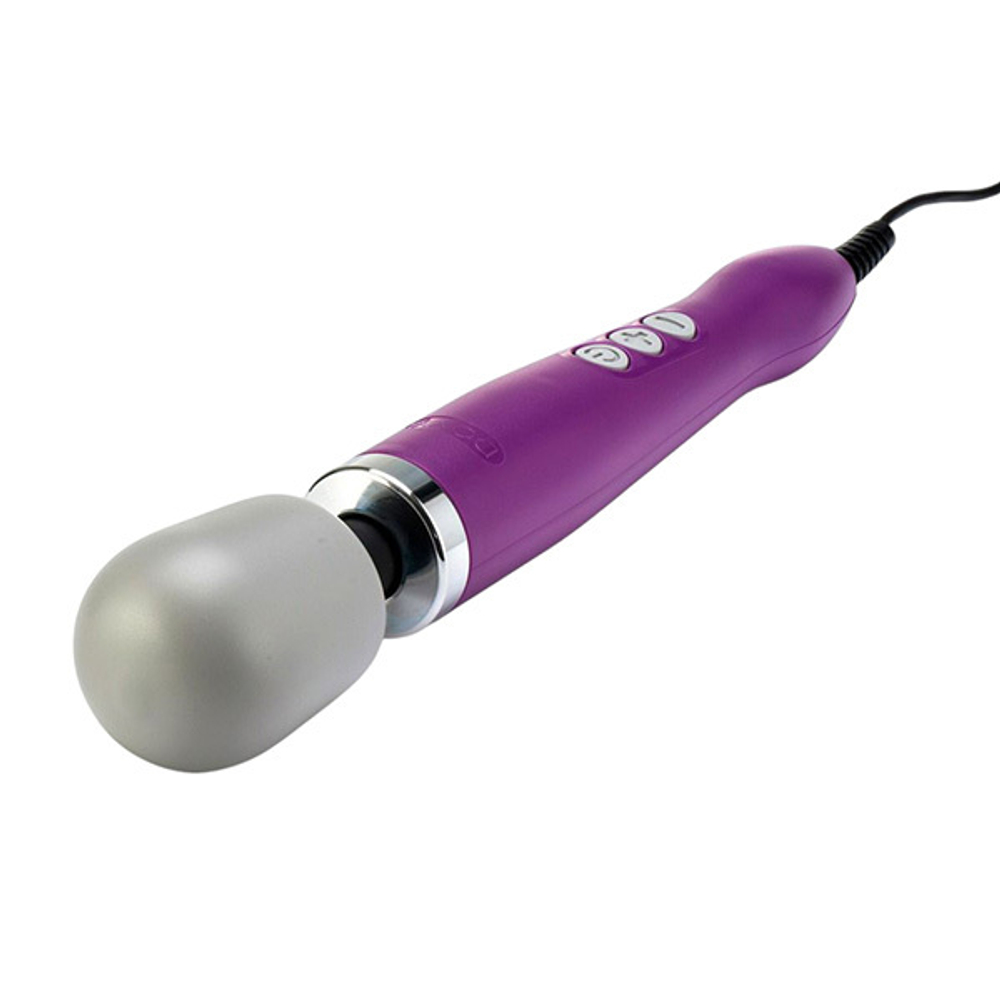 Фиолетовый вибратор-вонд 37см Doxy Original Massage Wand Purple