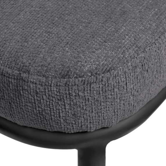 Стул Arvo серый шенилл с черными ножками