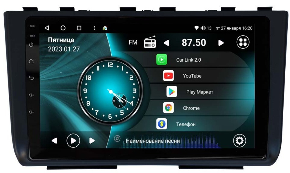 Магнитола для Hyundai Creta 2 2021-2022, Solaris HC 2024+ - Vaycar VA23-1407 на Android 13, 8-ядер, 4G SIM-слот