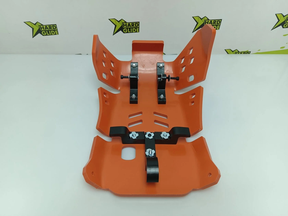 HARD GLIDE Защита двигателя KTM EXC 250-300 tbi 2024 [ОРАНЖЕВАЯ]