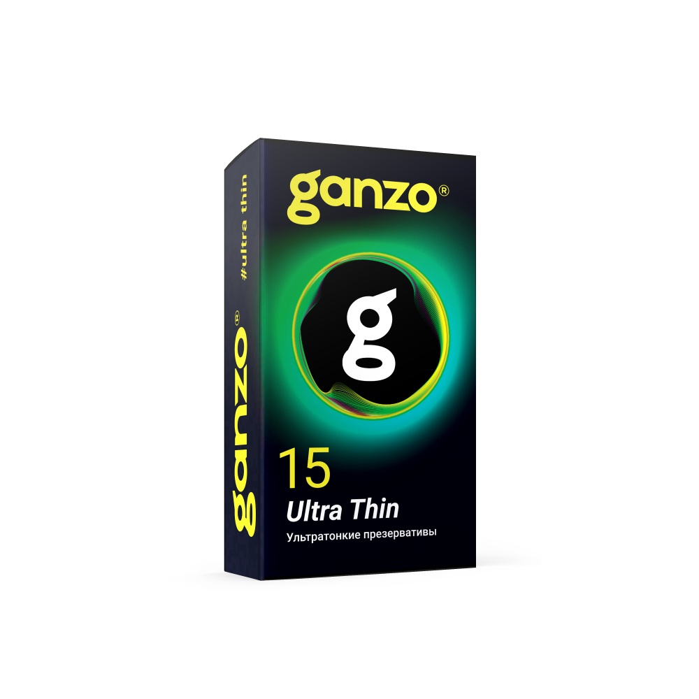 GANZO Презервативы 15 шт/упак. (Ultra thin / Ультратонкие) 6631GZ
