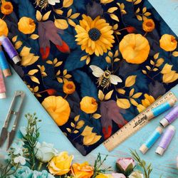 Ткань премиум шелк искусственный Армани кристальные зарисовки природы