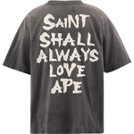 A Bathing Ape Bathing Ape Футболка Drop Shoulder Sleeve Skull Straight Fit Summer Bap Ss26 003