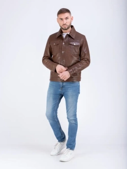 Куртка мужская из натуральной кожи