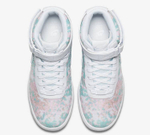 Кроссовки Nike Air Force 1 Upstep Lx "Sequin Fabric" (Женская размерная сетка)