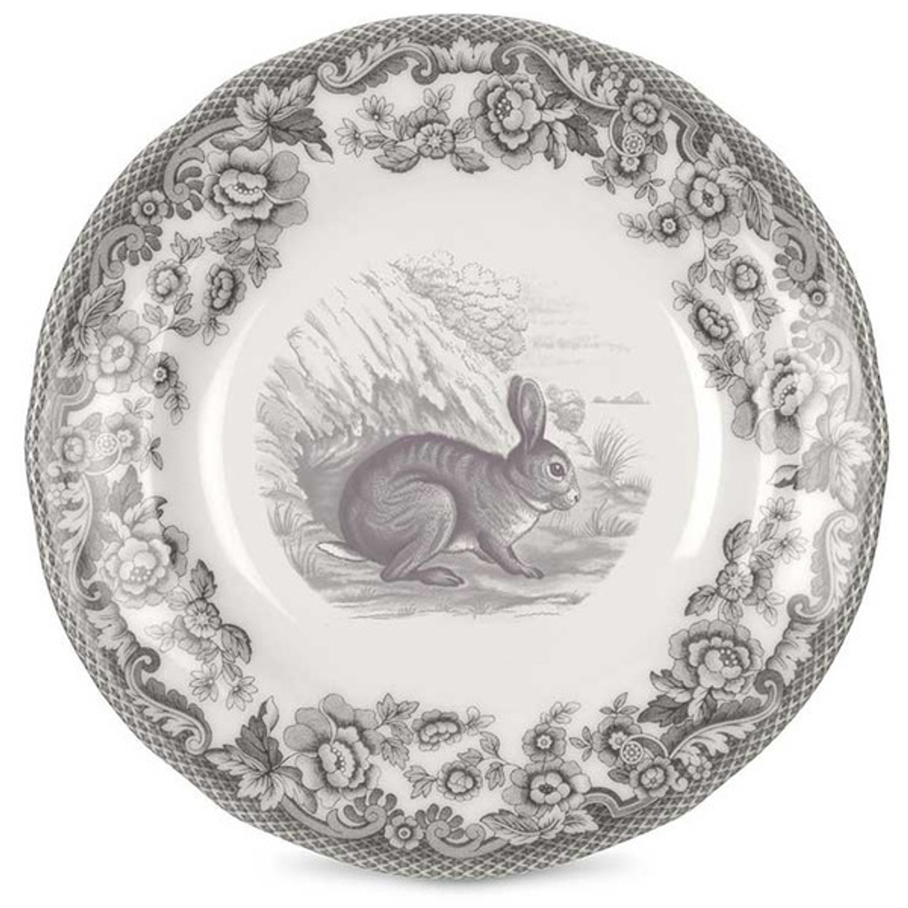 Тарелка пирожковая 15см Spode Деламер, сельские мотивы Заяц