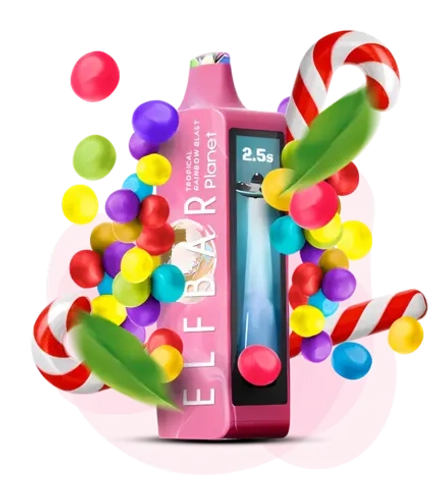 Elf Bar Planet 25000 - Tropical Rainbow Blast (5% nic)