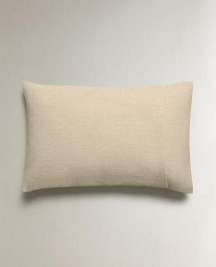 ZARA HOME ОДНОТОННАЯ НАВОЛОЧКА, СВЕТЛО-БЕЖЕВЫЙ