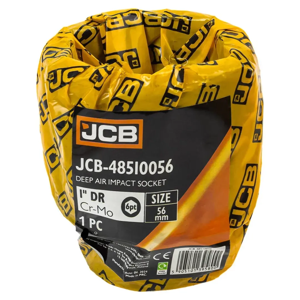 Головка ударная глубокая 1'', 56мм (6гр.) JCB JCB-48510056