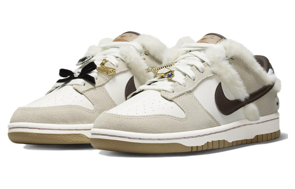 Кроссовки Nike Dunk Low "Fur Bling" (Женская размерная сетка)