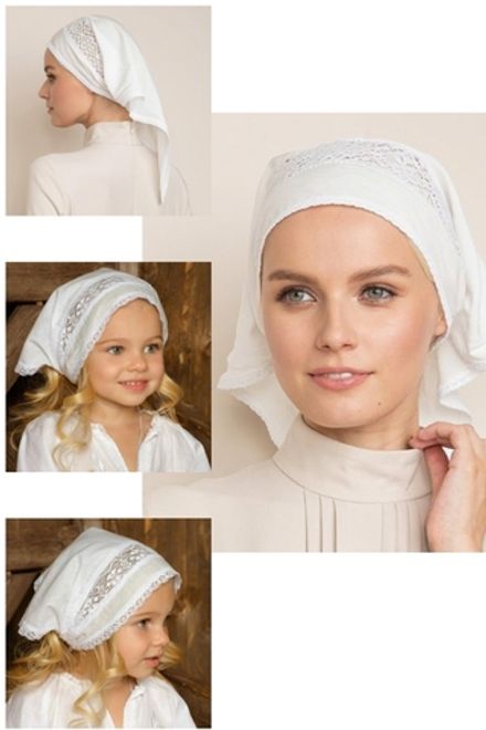 Набор церковных платков на резинке