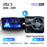 Teyes CC2 Plus 9" для Toyota Vitz 2014-2019 (прав)