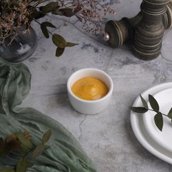 Соусник 50 мл d 6,5 см h2,8 см круглый белый фарфор P.L. Proff Cuisine [16]