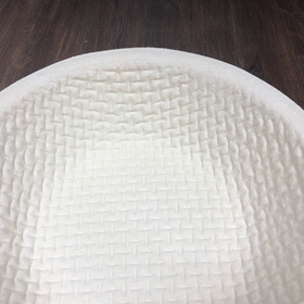 Круглая корзинка из целлюлозы до 1000 г (рис.вафельн)