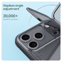 Чехол тонированный прозрачный от Nillkin на iPhone 17 Pro, серия Iceblade Prop Case (версия с прозрачной крышкой объектива)