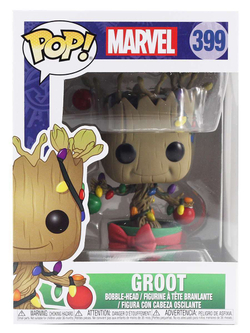 Фигурка Funko POP! Bobble Marvel Holiday Groot w/ Lights & Ornaments (399) 33982