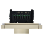 FORTE&PIANO Термостат электронный с индикацией FP452 ваниль IEK
