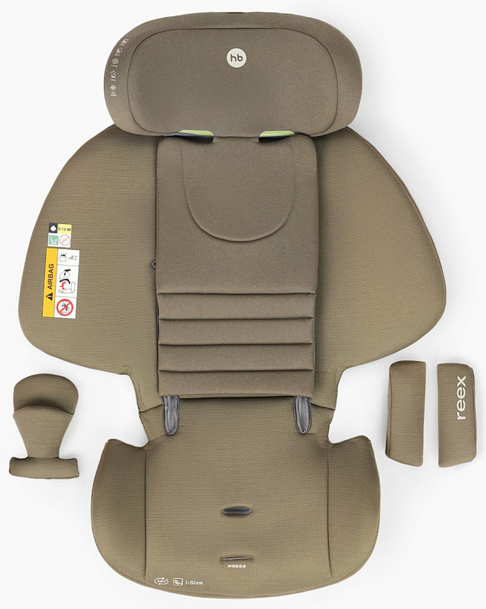 Автокресло Happy baby Reex 0-36 кг dark olive