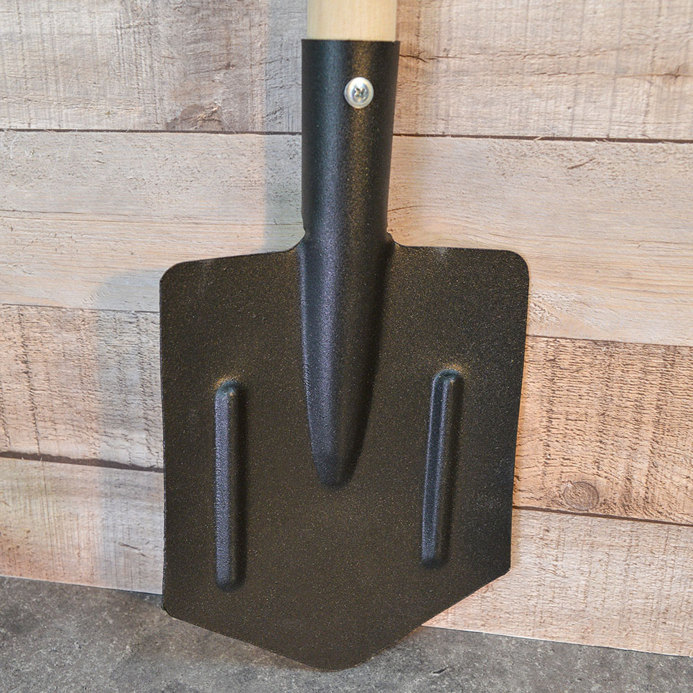 Лопатка туристическая (автомобильная) с деревянным черенком