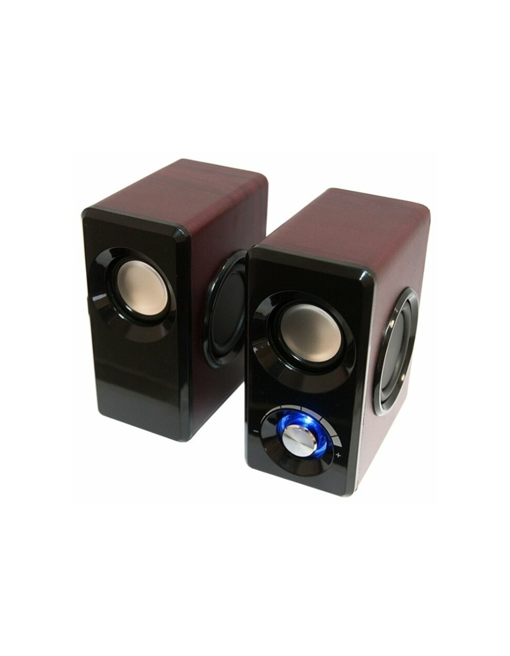 Колонки Dialog Stride AST-25UP CHERRY - акустические колонки 2.0, 6W RMS, вишневые, питание от USB