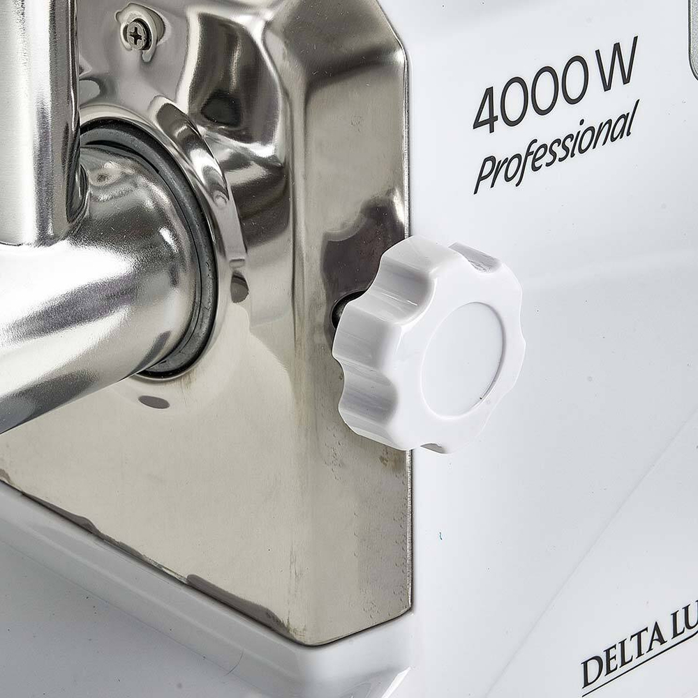 Мясорубка электрическая 4000 Вт DELTA LUX DE-604M белая