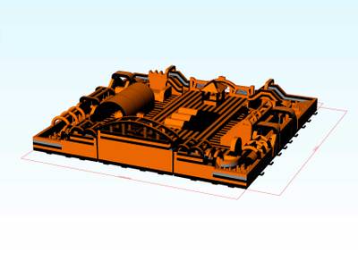 Коммерческий надувной парк «Техноленд», 33*31.5*8 м