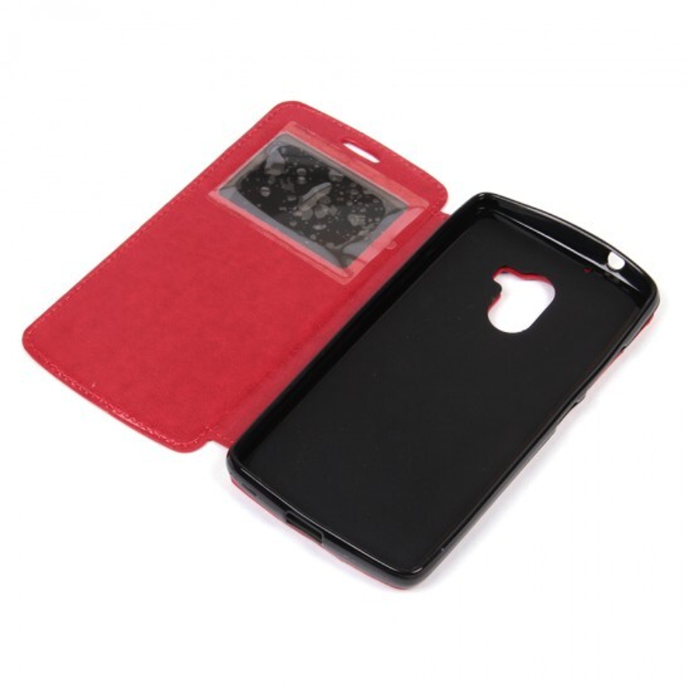 Чехол-книжка с магнитом для Lenovo A7010, 007174-2 Розовый