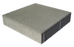 Плитка БЕТОННАЯ тротуарная 400*400*60 серая