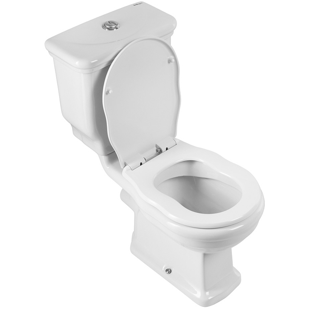 Унитаз компакт BelBagno Boheme BB115CPR/BB115SC с бачком и сиденьем Микролифт