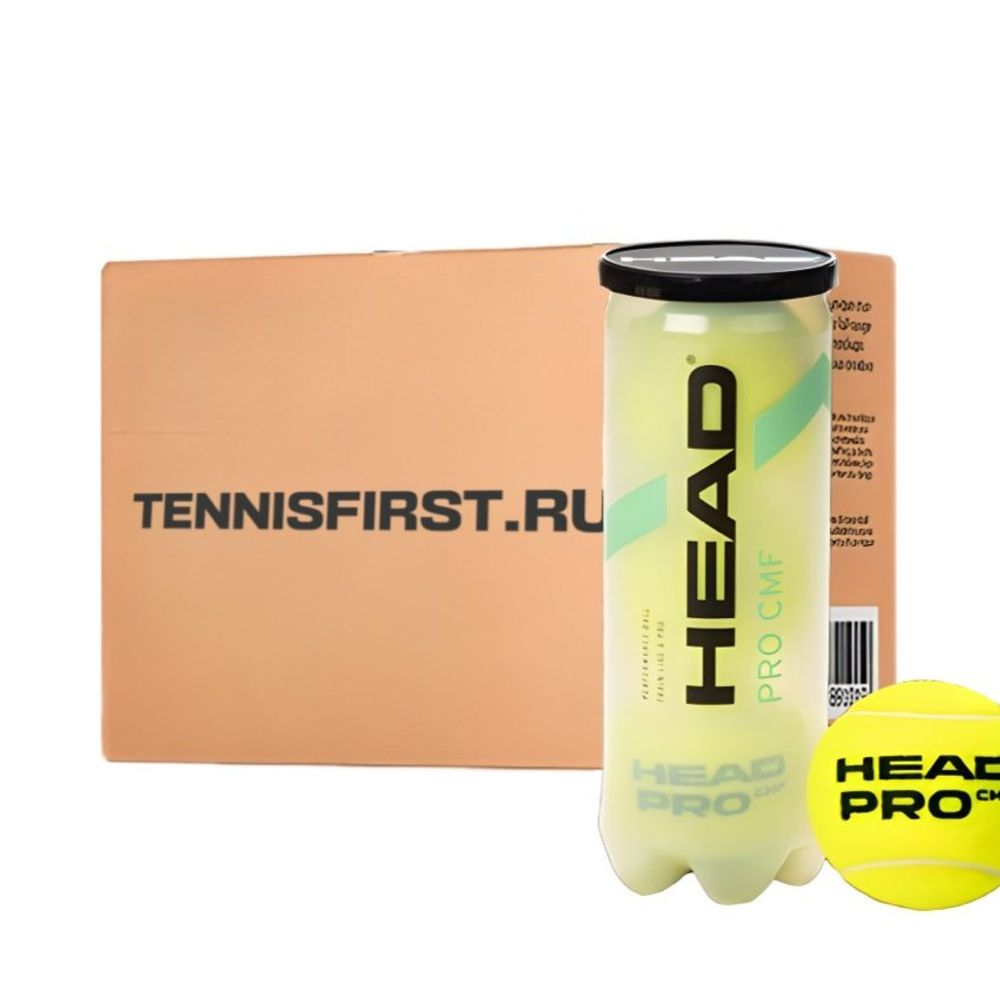Мячи для тенниса для всех покрытий HEAD PRO CMF RED LID