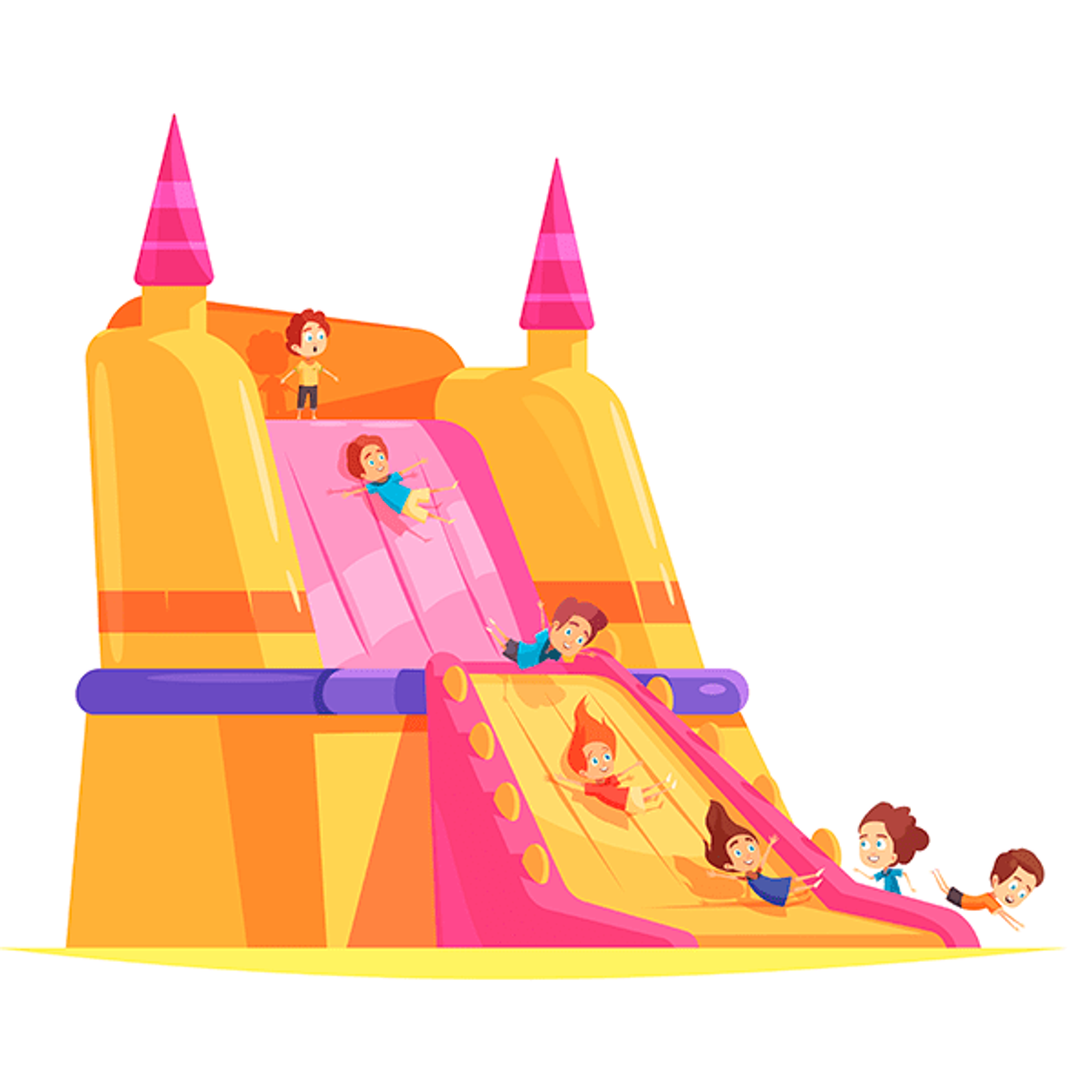 Кейсы клиентов по надувным коммерческим батутам