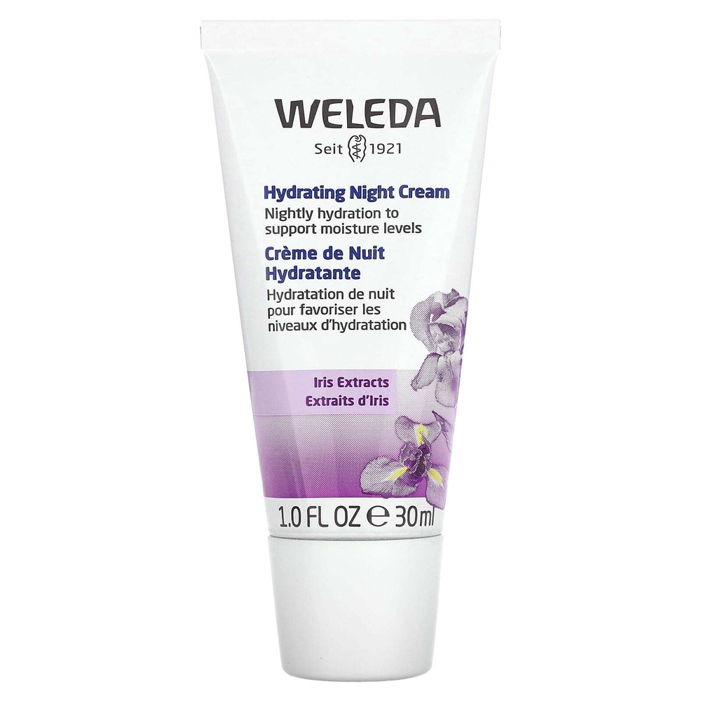 Weleda, Увлажняющий ночной крем, экстракты ириса, 30 мл (1 жидк. унц.)