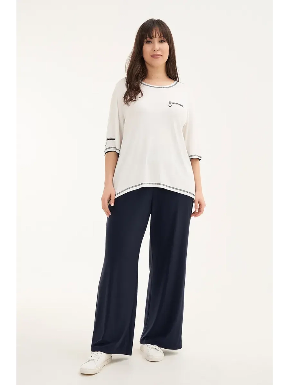 Брюки масло широкие