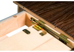 Стол Сайрус 120(160)х84х76 орех темный