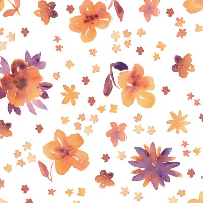 Оранжевые настурции из серии Цветочный луг