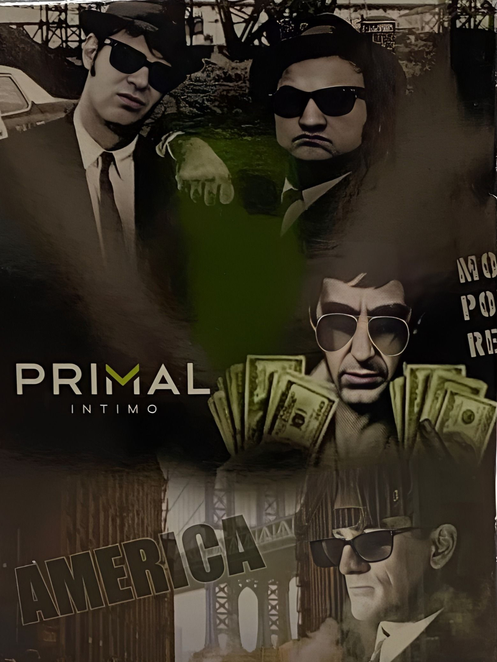 Мужские трусы боксеры черный с принтом, хлопок M/48, Primal