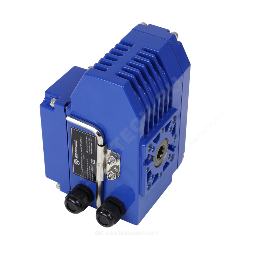 Электропривод четвертьоборотный Q-170 F05/F07 14х14 квадрат 220В Benarmo